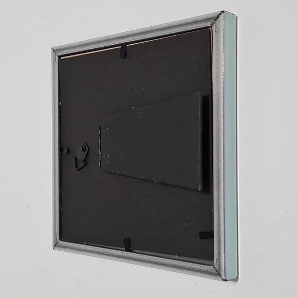 Chubby Northern Red Cardinal‎ Bird Watercolor Iridescent Framed Art Print - Picture 5 of 6